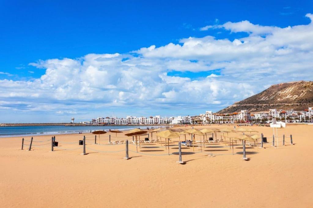Appartement De Luxe ,Piscine,Parking,Terrasse Agadir Exterior foto